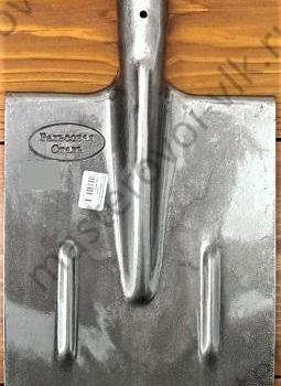 Лопата штыковая рельсовая сталь, с ребром жесткости, без черенка