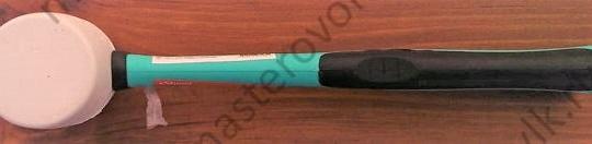 Киянка Белая резина "Sturm" фиберглассовая обрезиненная ручка (450-900)