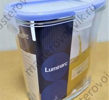 Контейнер для хранения продуктов стеклянный "Luminarc PUREBOX ACTIVE" д/сока треугольн.высокий (1,45
