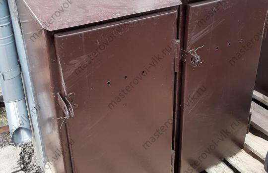 Ящик металлический для газового баллона 27л. без вентиляционных отверстий с ушками (тяжелый) окрашен