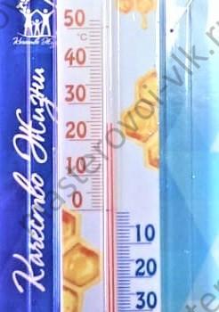 Термометр уличный "СТЕКЛОПРИБОР исп.5" ТБ-3-М1 корпус ПВХ на липучке с принтом