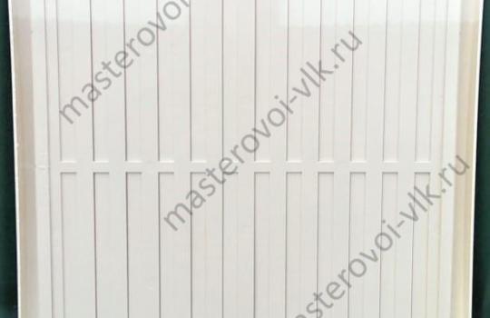 Решетка вентиляционная ПВХ квадратная разъемная с защитными шторками "ЭРА" Ivory (350)