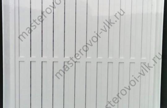 Решетка вентиляционная ПВХ квадратная разъемная с защитными шторками "ЭРА" Белая (350)