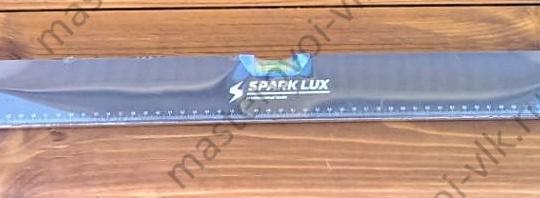 Уровень алюминиевый магнитный "SPARK LUX" 3 глазка, 2 ручки, ударопрочный корпус Черно-Синий (1)