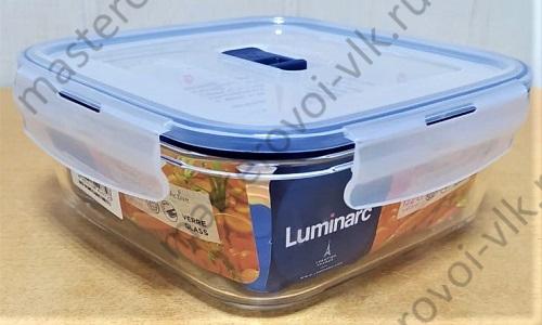 Контейнер для хранения продуктов стеклянный "Luminarc PUREBOX ACTIVE" квадратный Н/О (0,38-1,22)
