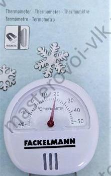 Термометр уличный "FACKELMANN Tecno" круглый d60мм. на магните