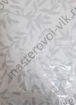 Простынь ЕВРО "ArtMari" 160(200)х200(240)см. поплин на резинке с растительным декором